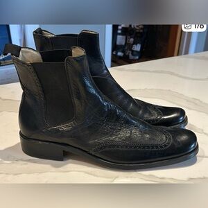 Stylish Black Leather Boots  - never worn